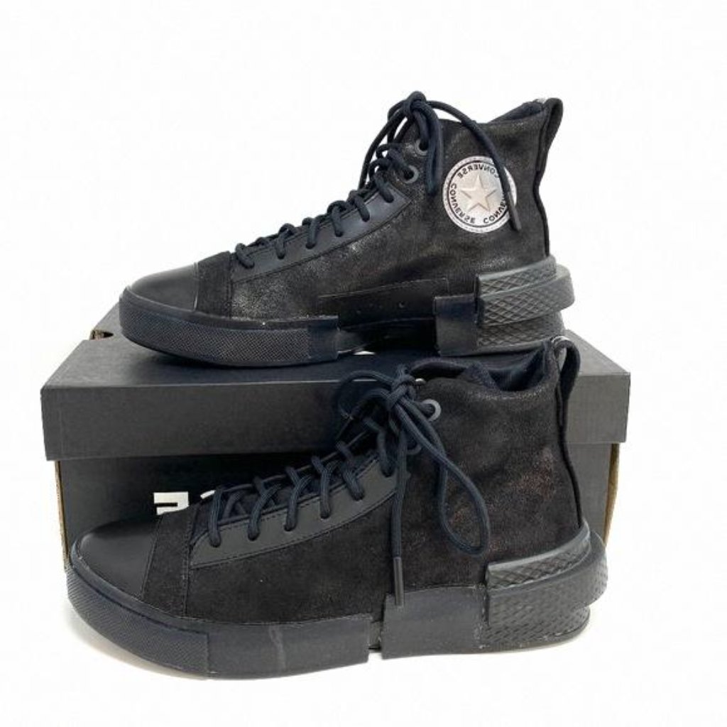Mega Saleconverse 169459c All Star Disrupt Cx High Women Black Canvas Suede